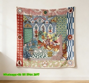 Hermes Whimsical Palace Myth Flannel Throw Blanket IMG_5468
